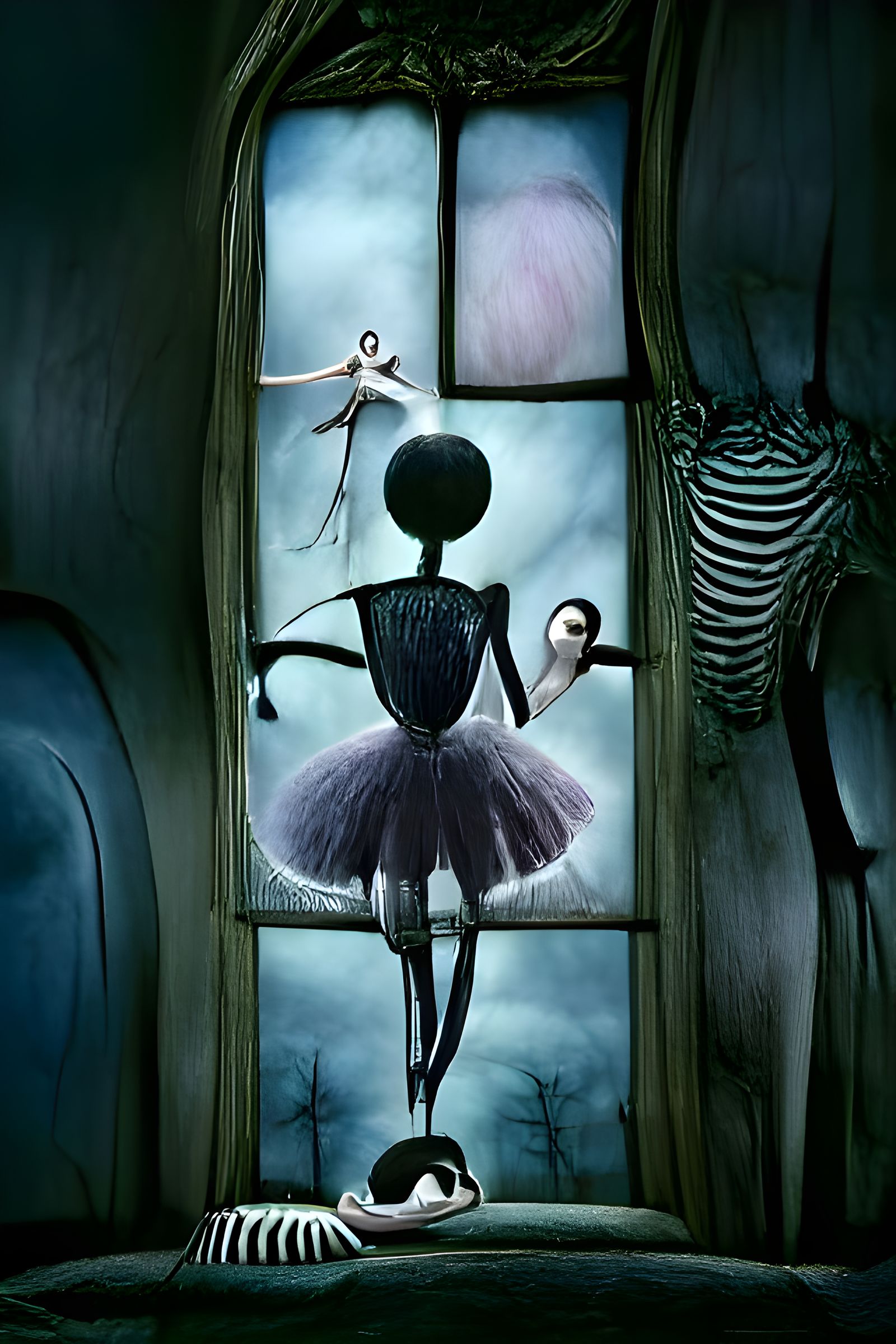 The Ballerina's Nightmares, Creeping in the Darkness Tim Bur...