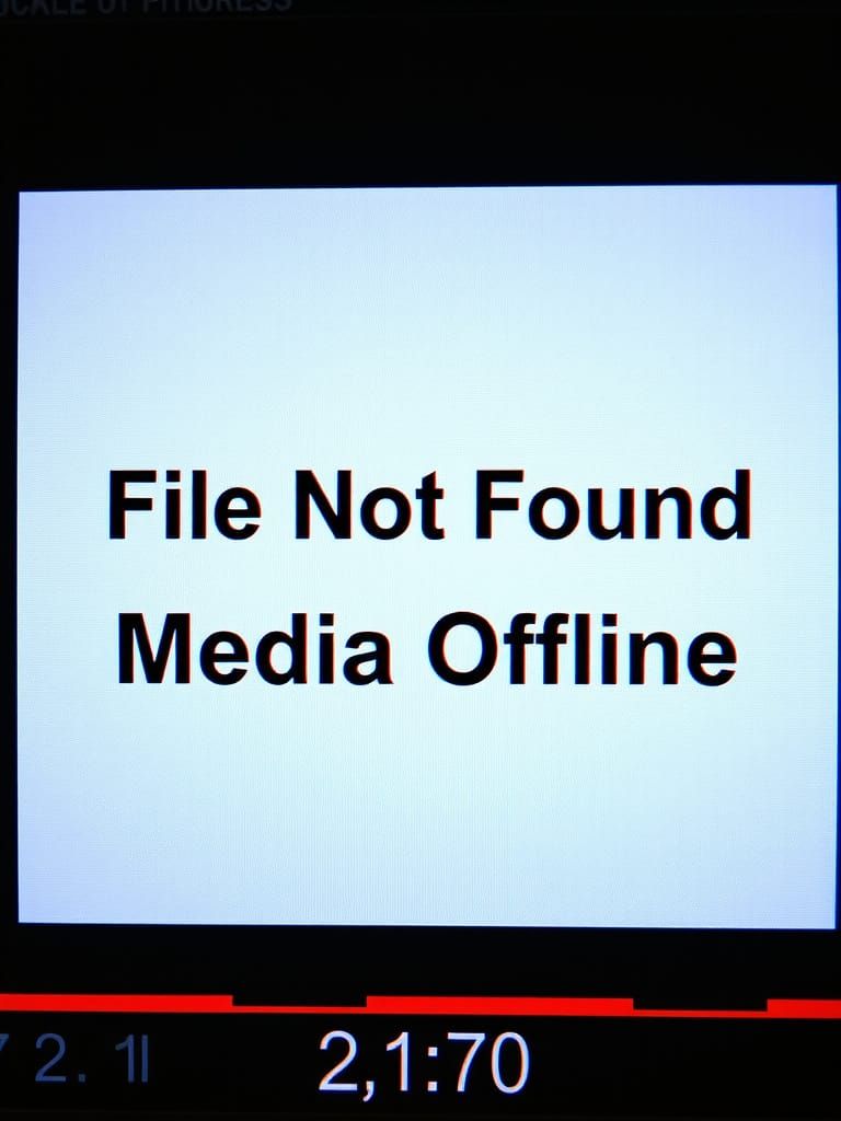  "Media Offline"  by @harzilla