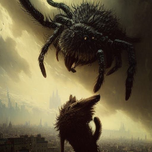 Giant Monster Wolf Spider