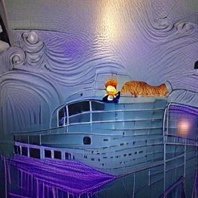 garfield on the titanic