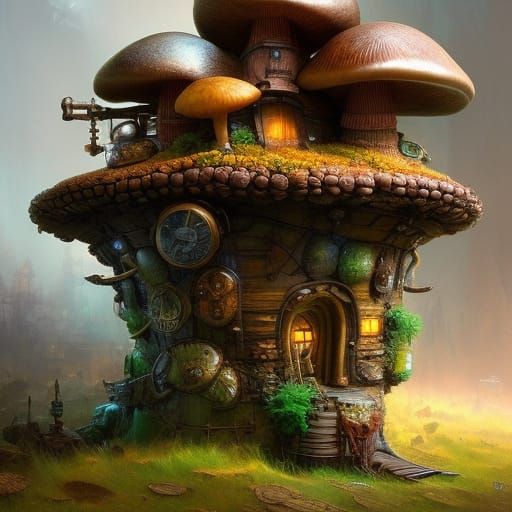mushroom house