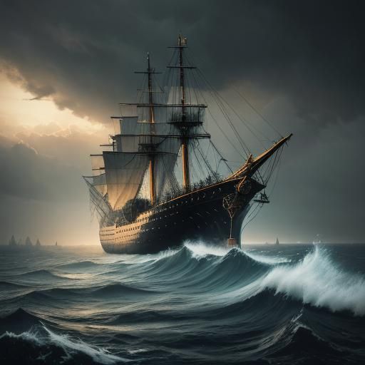 ship intricate details,