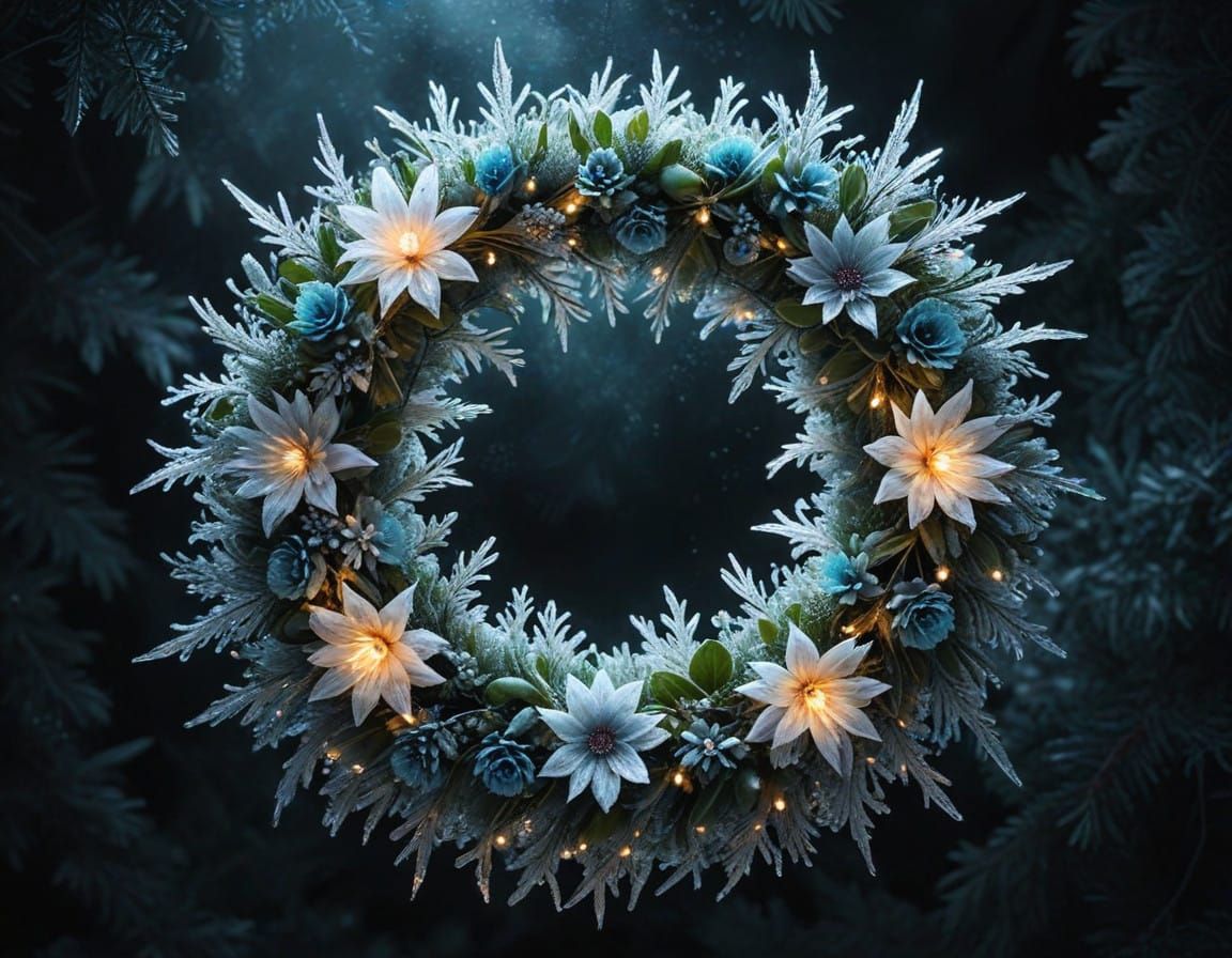 Icicle Wreath 