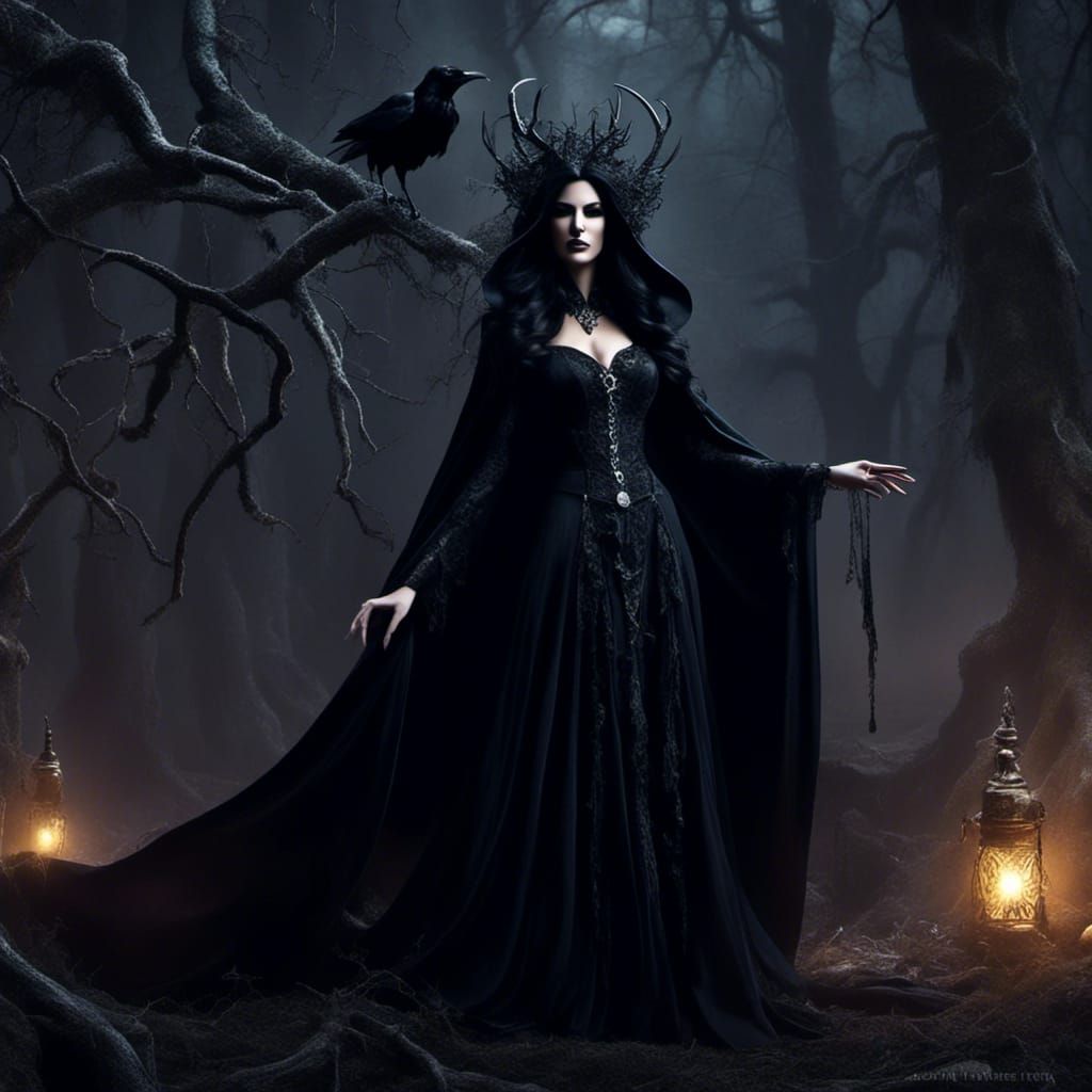 <lora:Dark Witch Style:1.0>