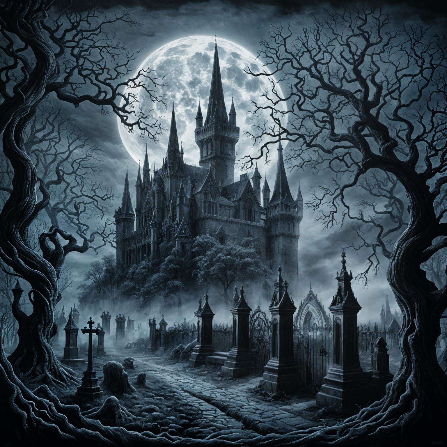 Gothic Art  by @Phoenix 