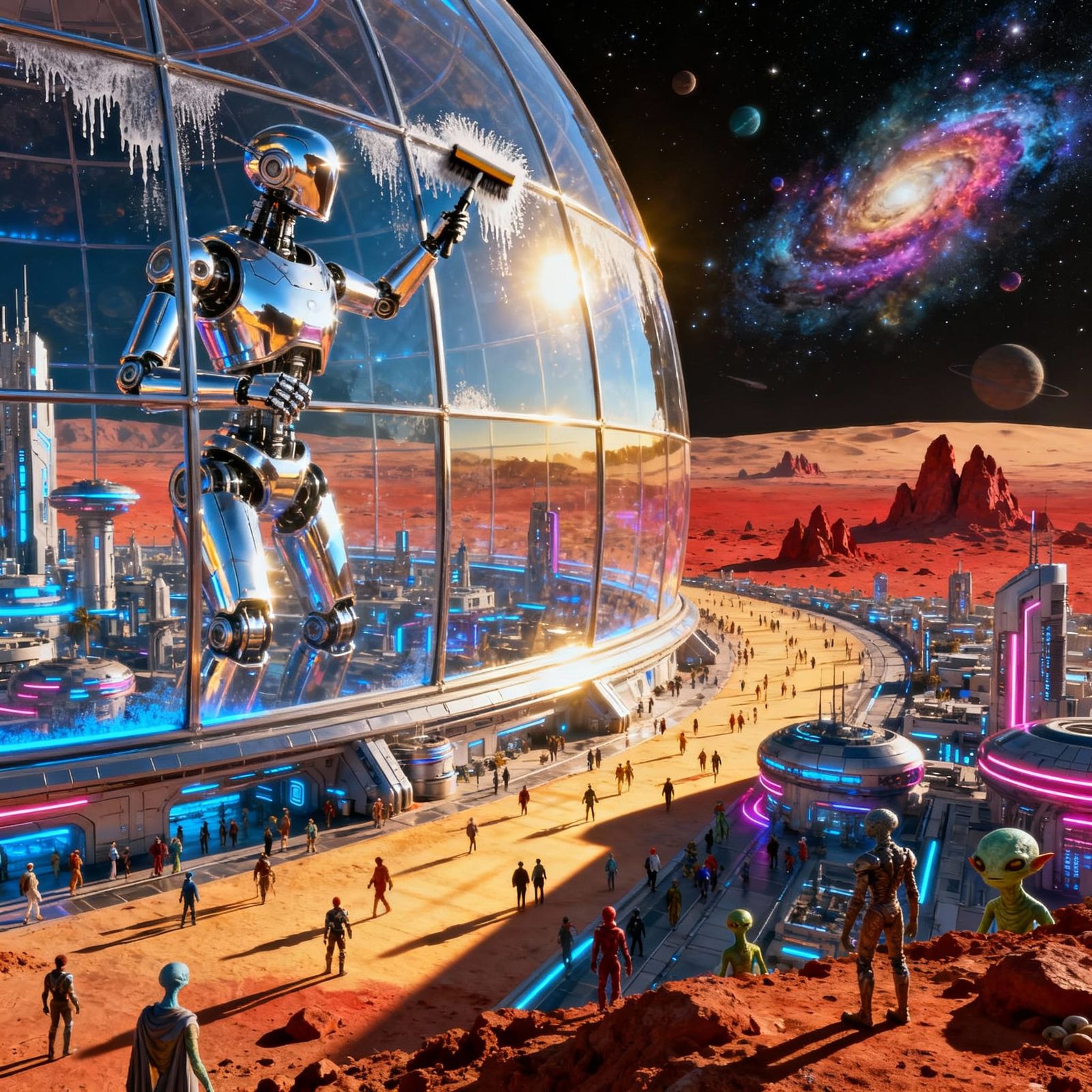 Putztag auf dem Mars  by @Kessie