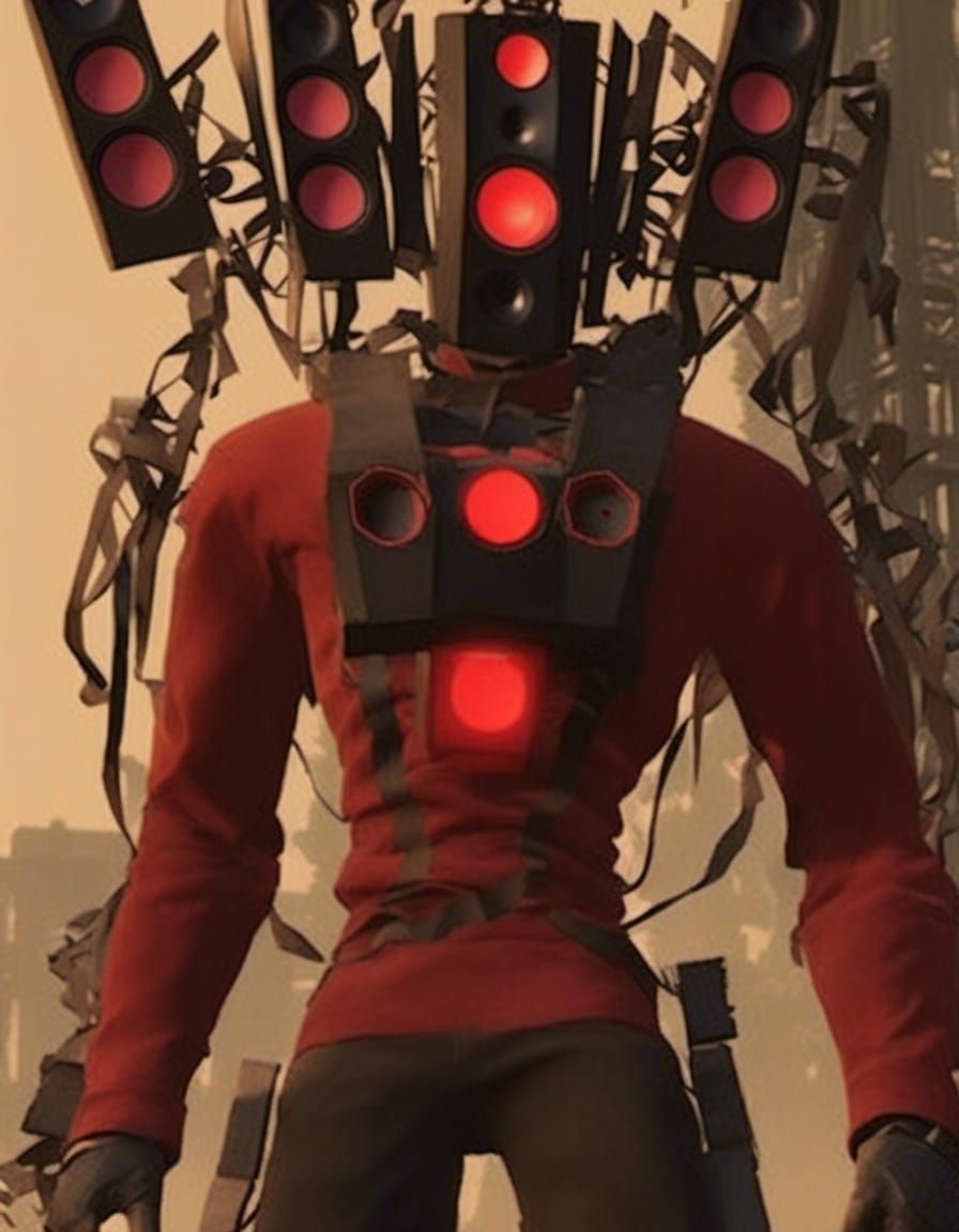 The mechanical skibidi titan speakerman