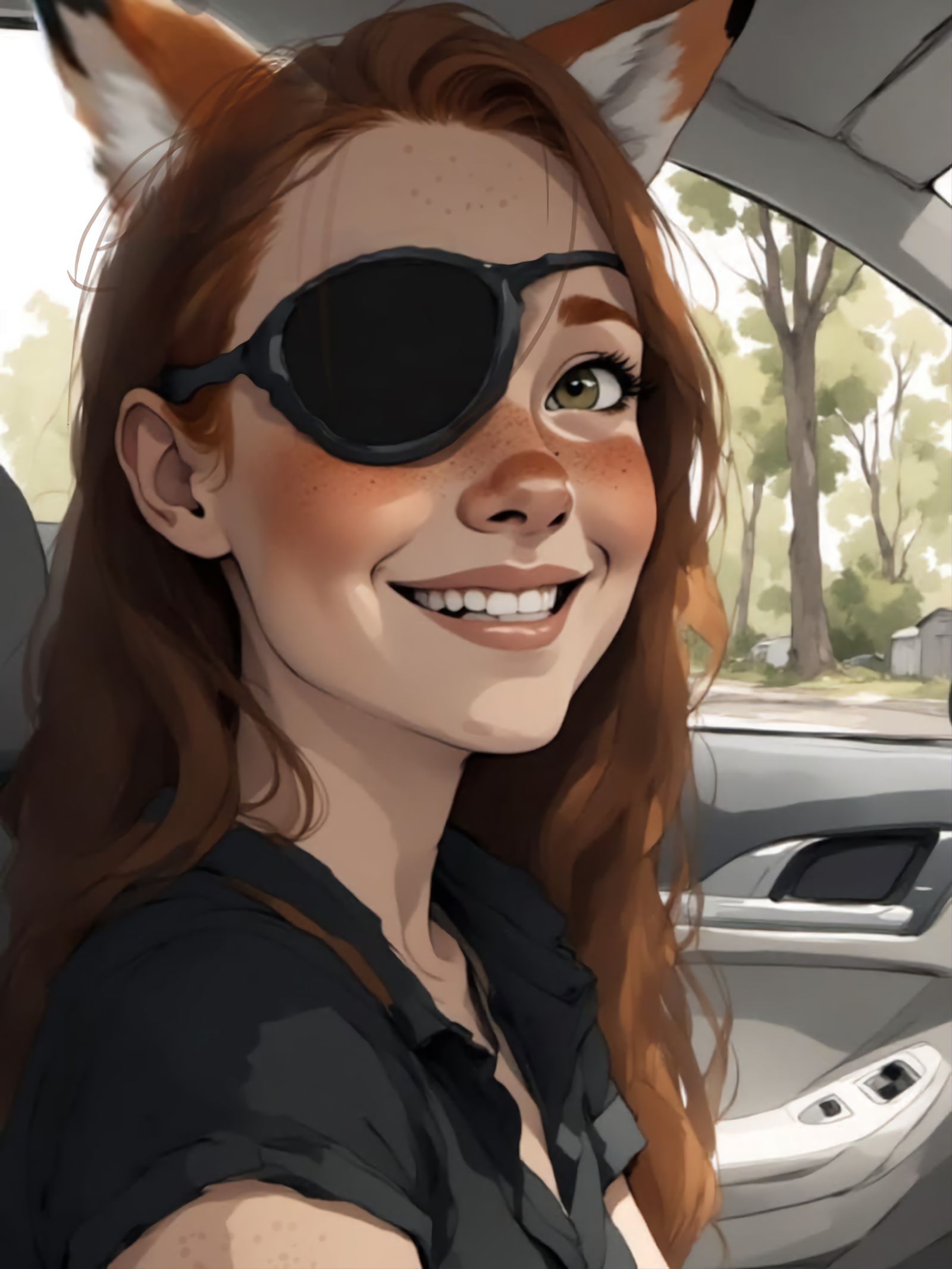 Vixen (in pirate voice): "Avast, ye matey!"