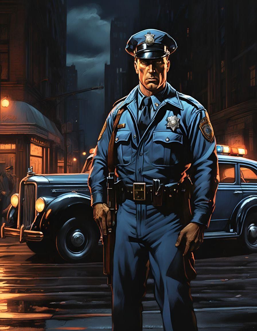 Police in Chicago, 1934