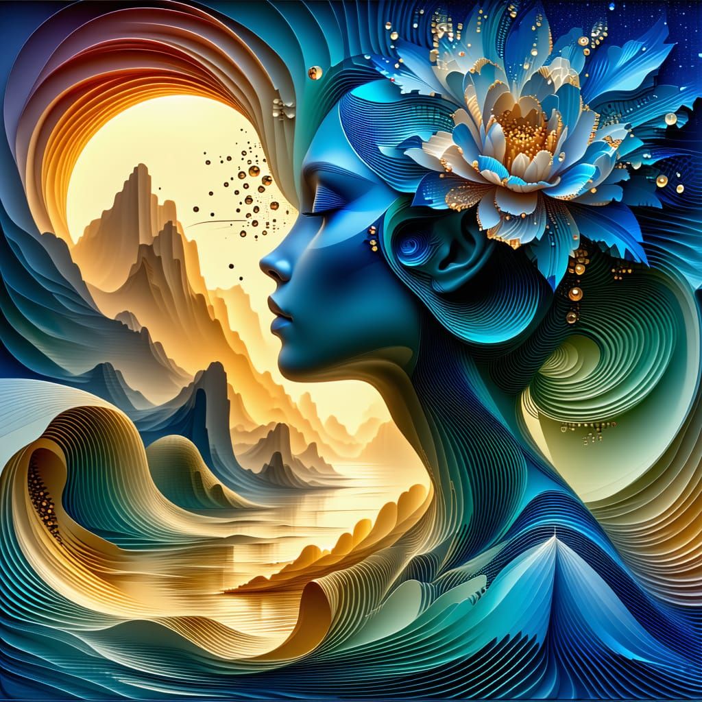 Fun with SD3.5 - Beautiful Zentangles