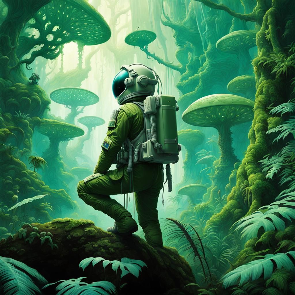 Green New World  by @SymmetryInMotion