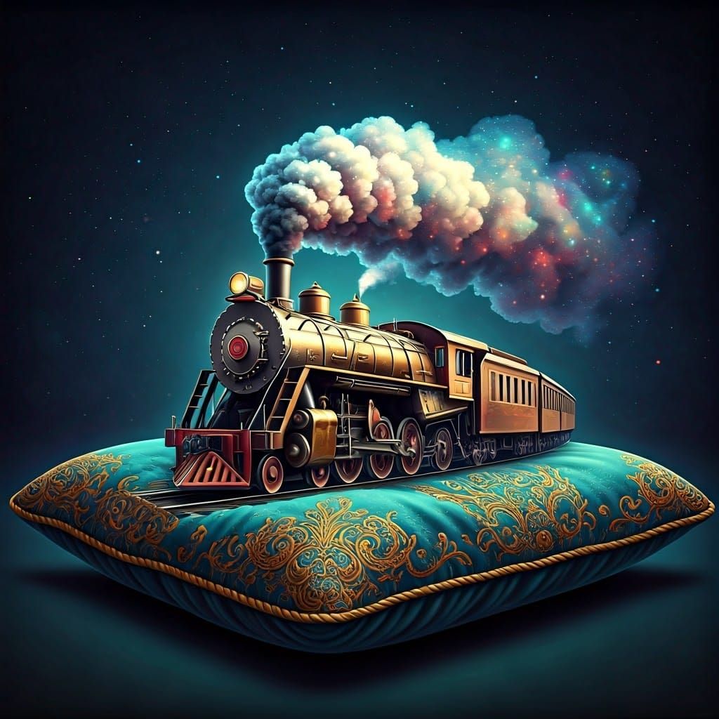 The Train to Neverland  by @ICEHEART