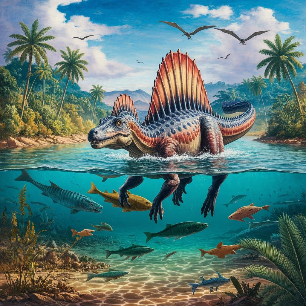 Jurassic Landscape  by @DarK StaR