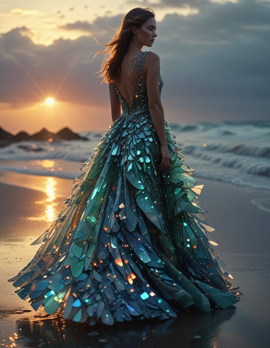 Glass dresses  by @KittKatt