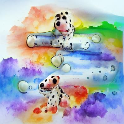 Dalmatian Rainbow
