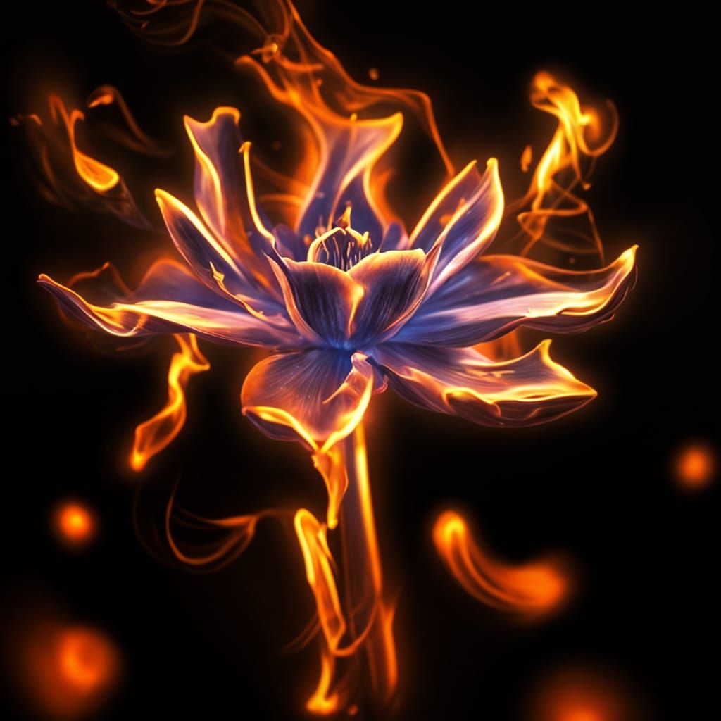 Fire flower  by @Aia