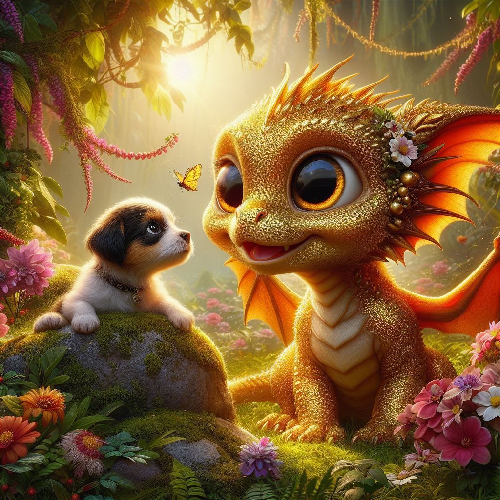 The Dragon, the Puppy and the Butterfly