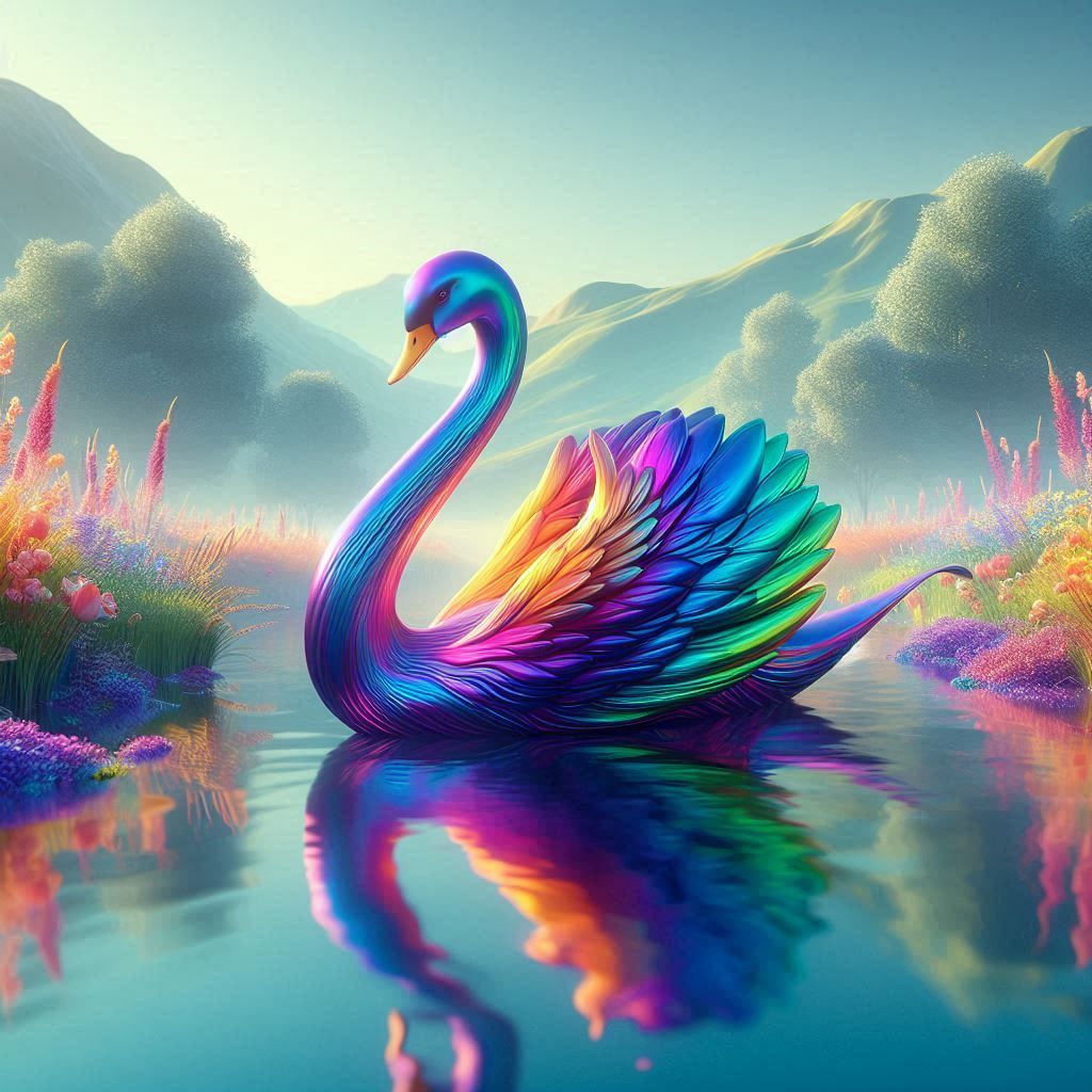 Neon Swan