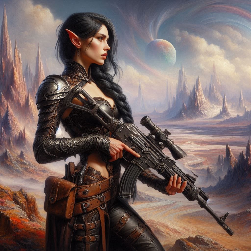 Mrynna, Cosmic Warrior Elf