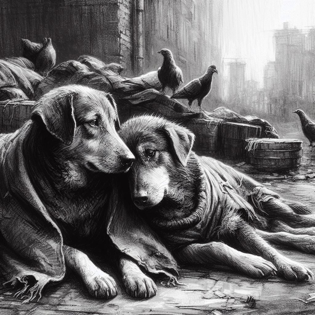 Dogs and their friendship  by @Gaby