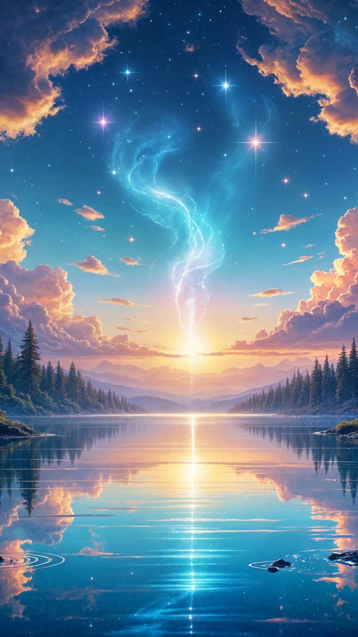 Cosmic Tear Over Crystal Lake