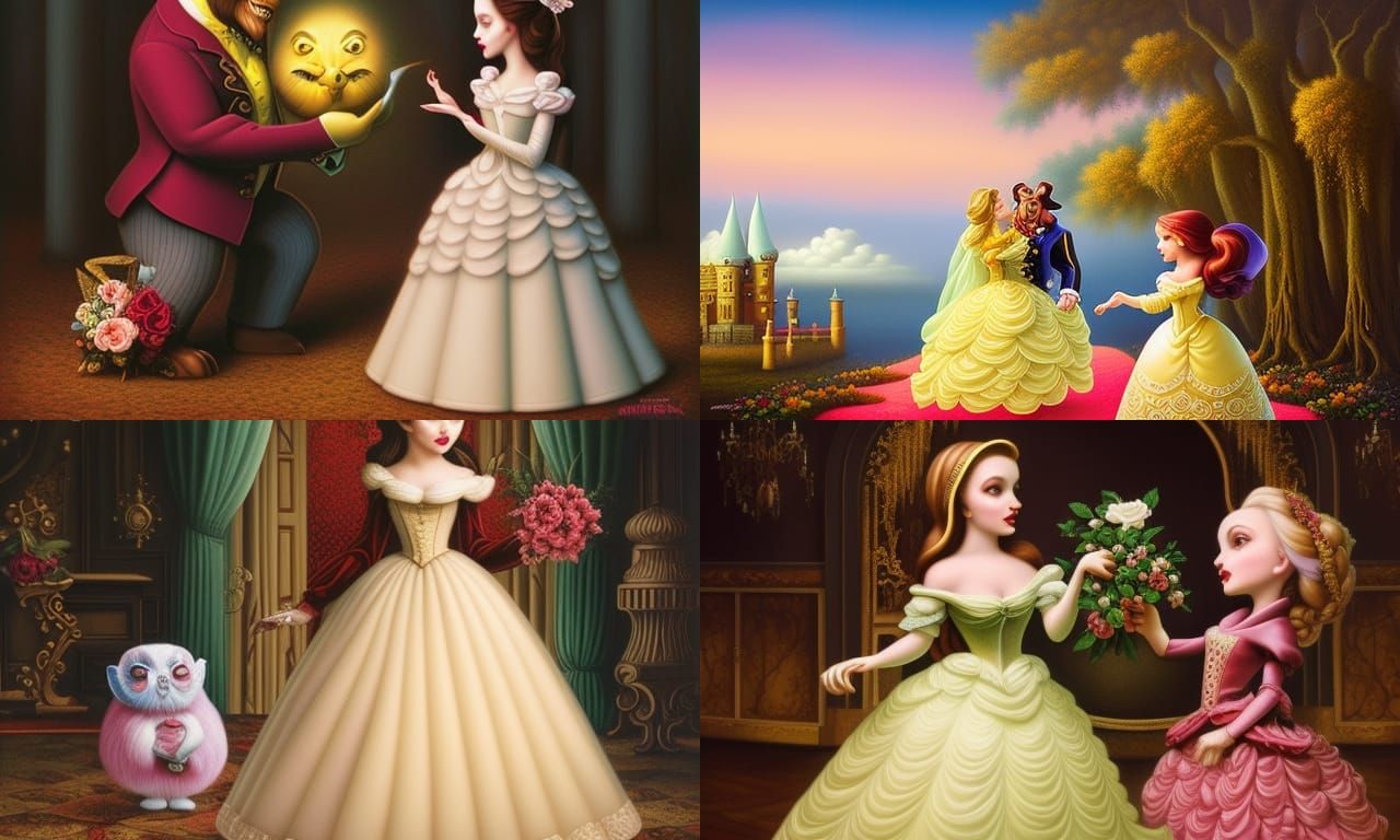 The beauty and the beast by mark ryden