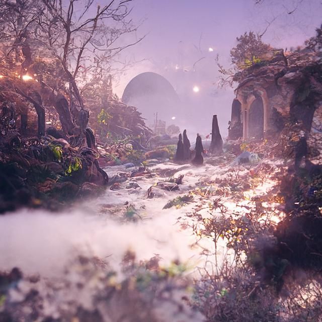 Mysterious unexplored land; beautifully lit; Ferdinand Knab (8); [8K 3D ...