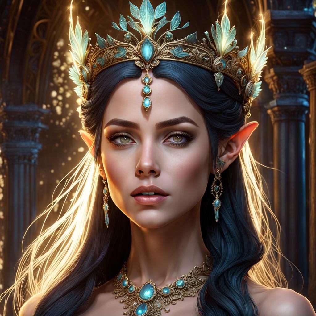 Elven princess 3 - AI Generated Artwork - NightCafe Creator