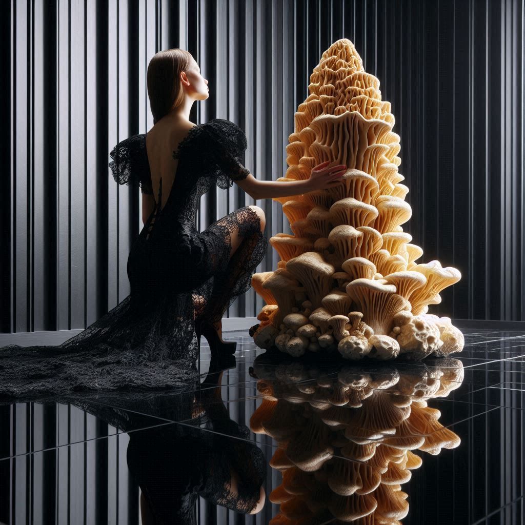 Morel sculpture