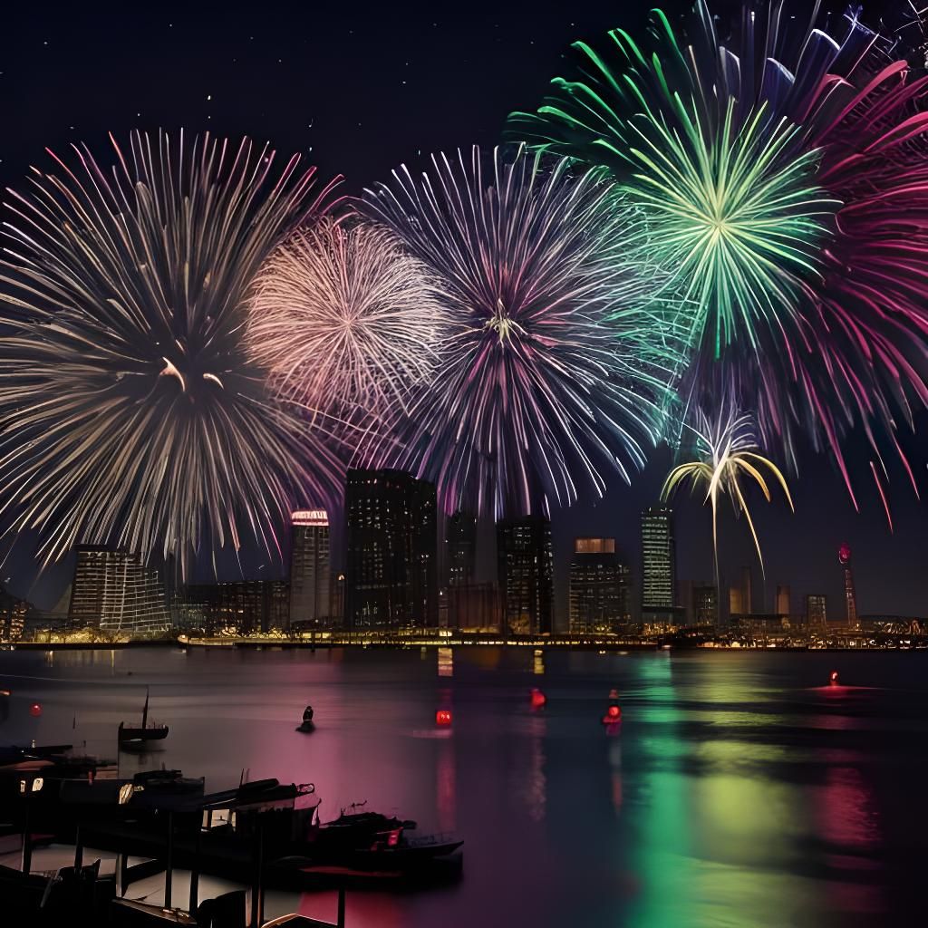 Colorful Abstract Burst of Light and Energy