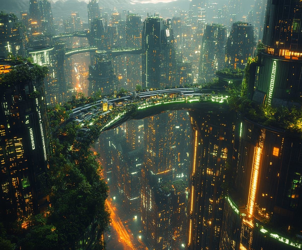 Neo-Arcadia, An Eco-Futurist City