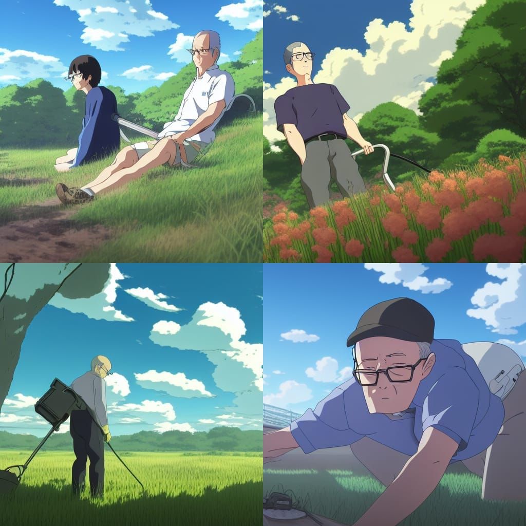 Hank Hill Mowing Corpses