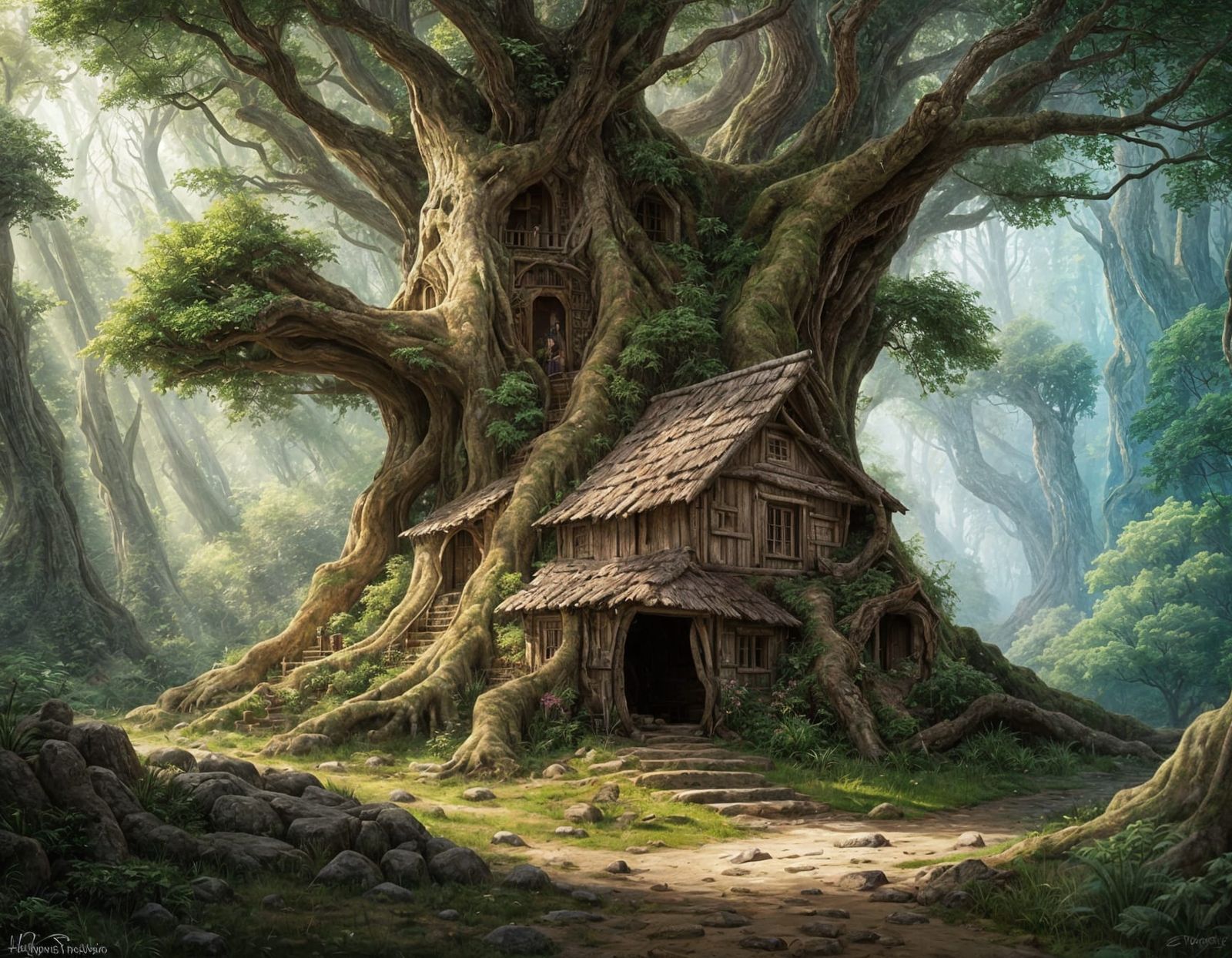 Tree hut