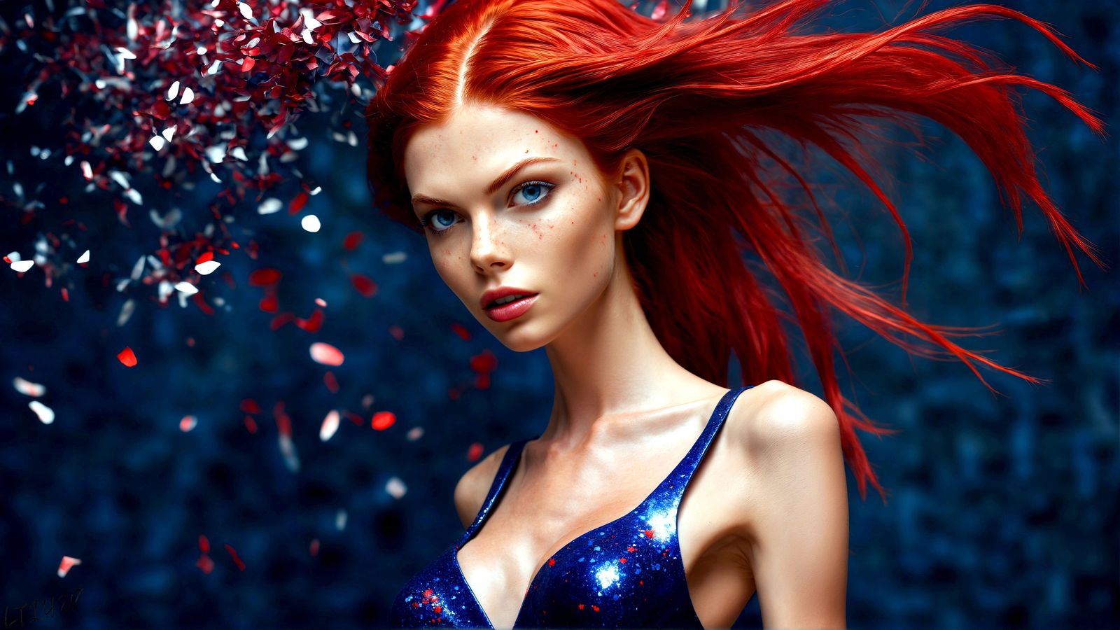 Kristie Kline - Glitter in the air series.