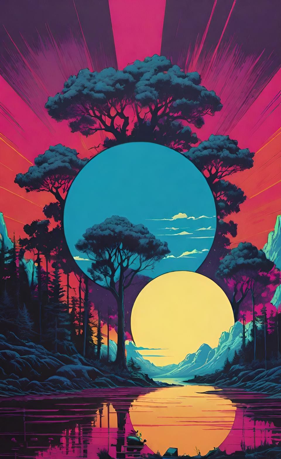 Sunsets and Portals
