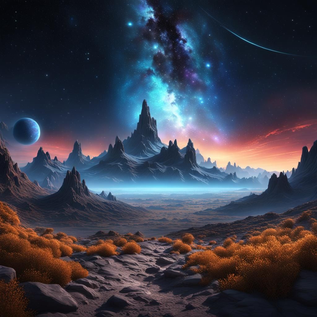 Stars in the night sky