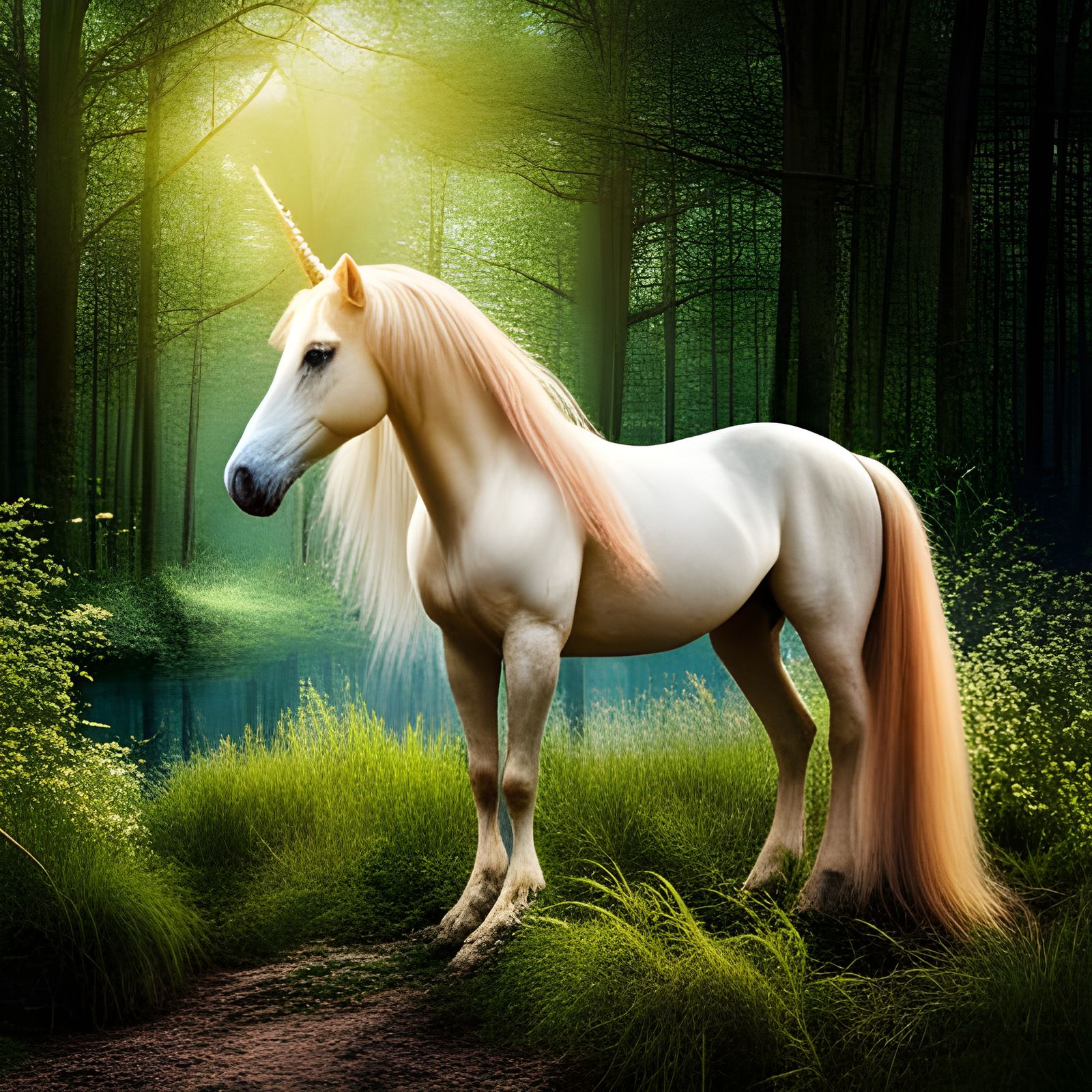 Unicorn of the forest  by @NewAgerJul