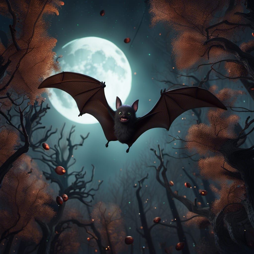 Derpy Bat - AI Generated Artwork - NightCafe Creator