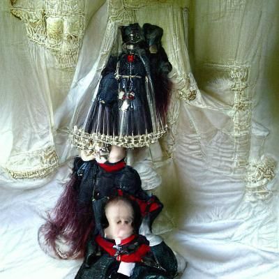 Victorian gothic doll
