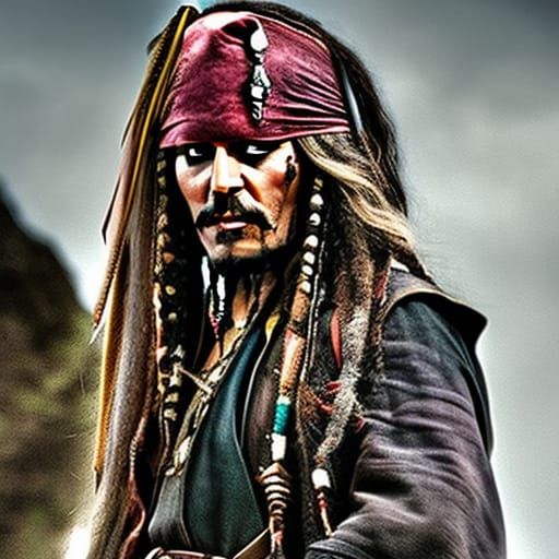 Captain Jack Sparrow - AI Generated Artwork - NightCafe Creator