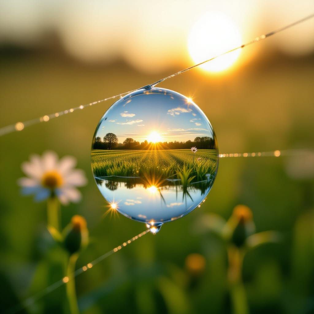 Dewdrop Reflection Masterpiece 💧🏞️   by @Alexandra 