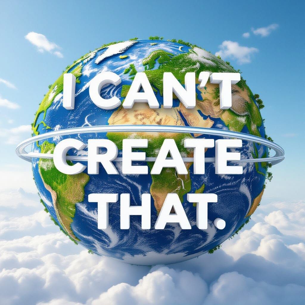 Abstract Image Reflecting Creative Limitations