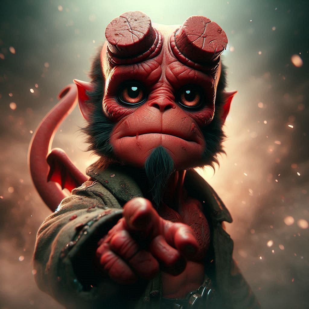 adorable fairy-tale fantasy creature portrait..