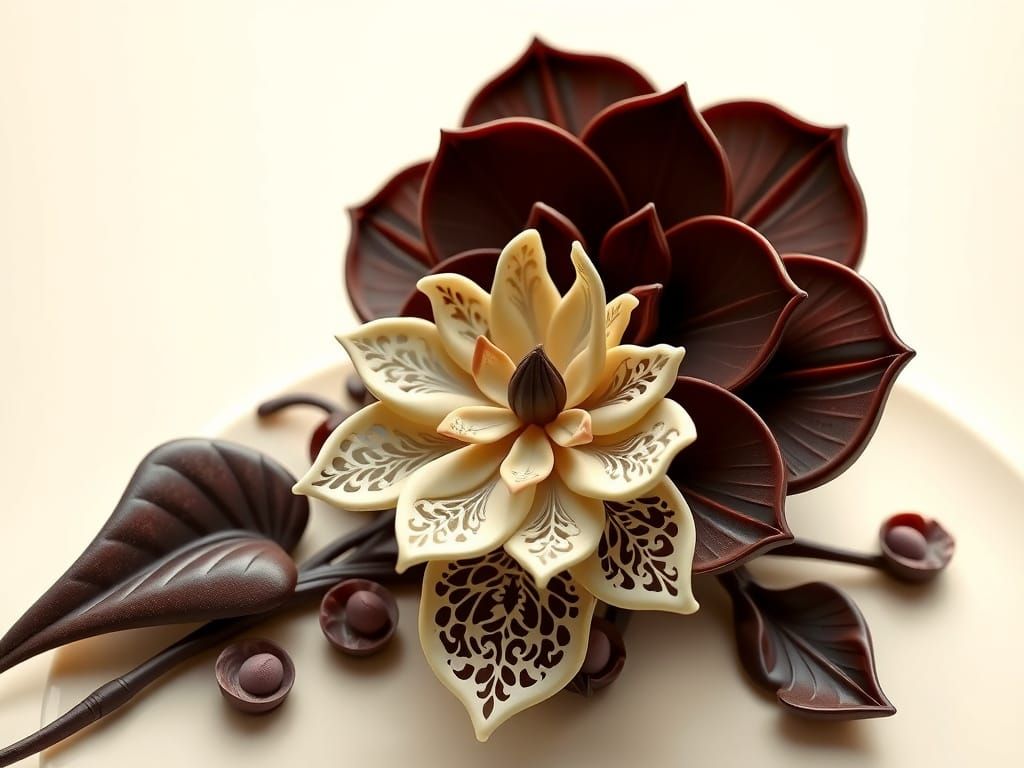 Dark & White chocolate   by @Juan