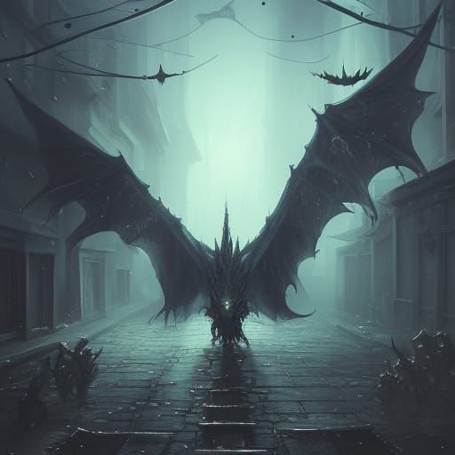 Winged beast