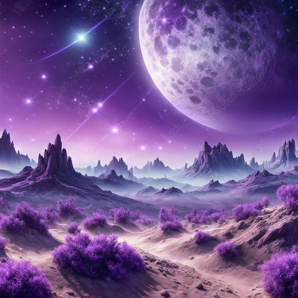 Constellations from a Purple Planet