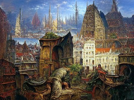 Cityscape by Ferdinand Knab