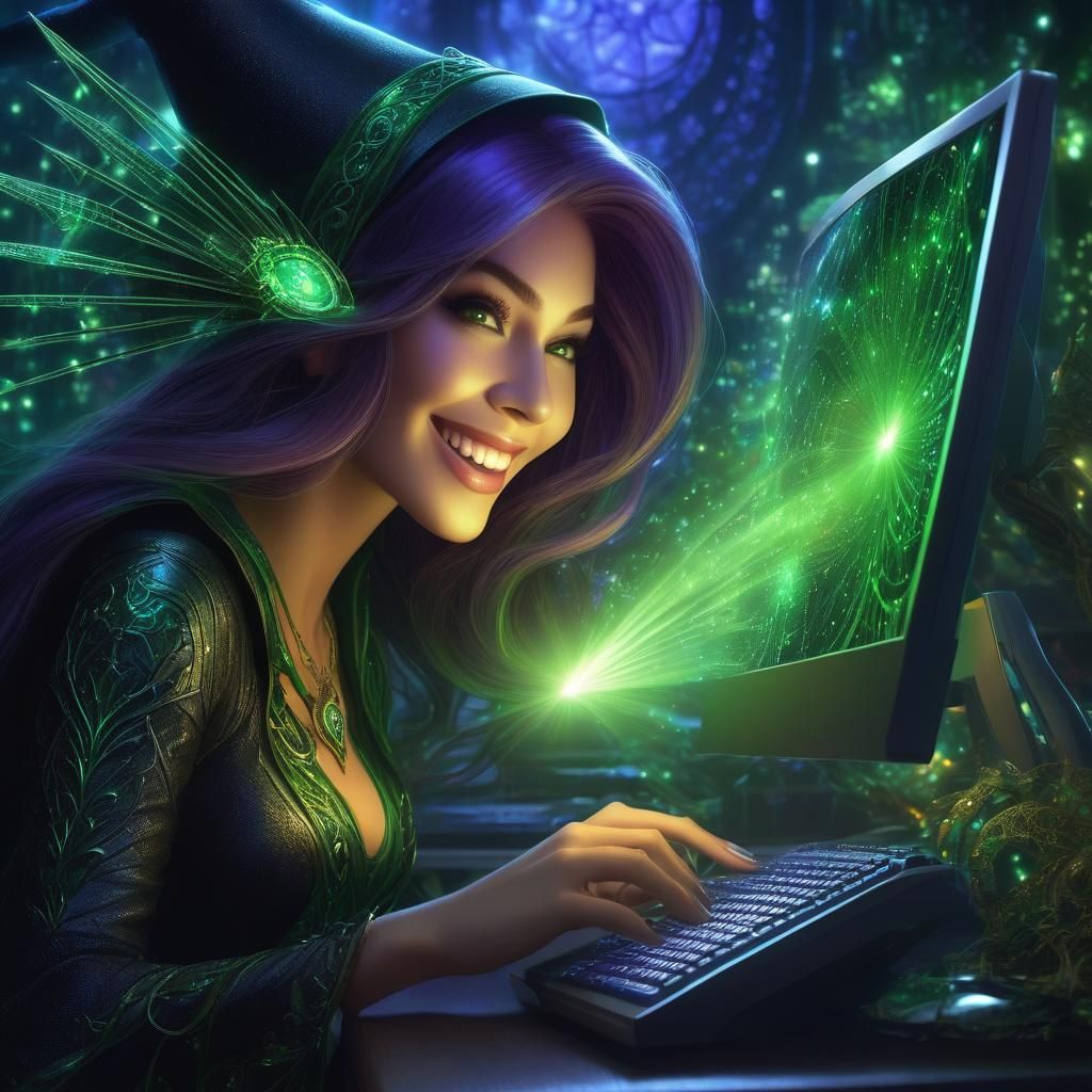 programming of Artificial Magic - AI Generated Artwork - NightCafe Creator