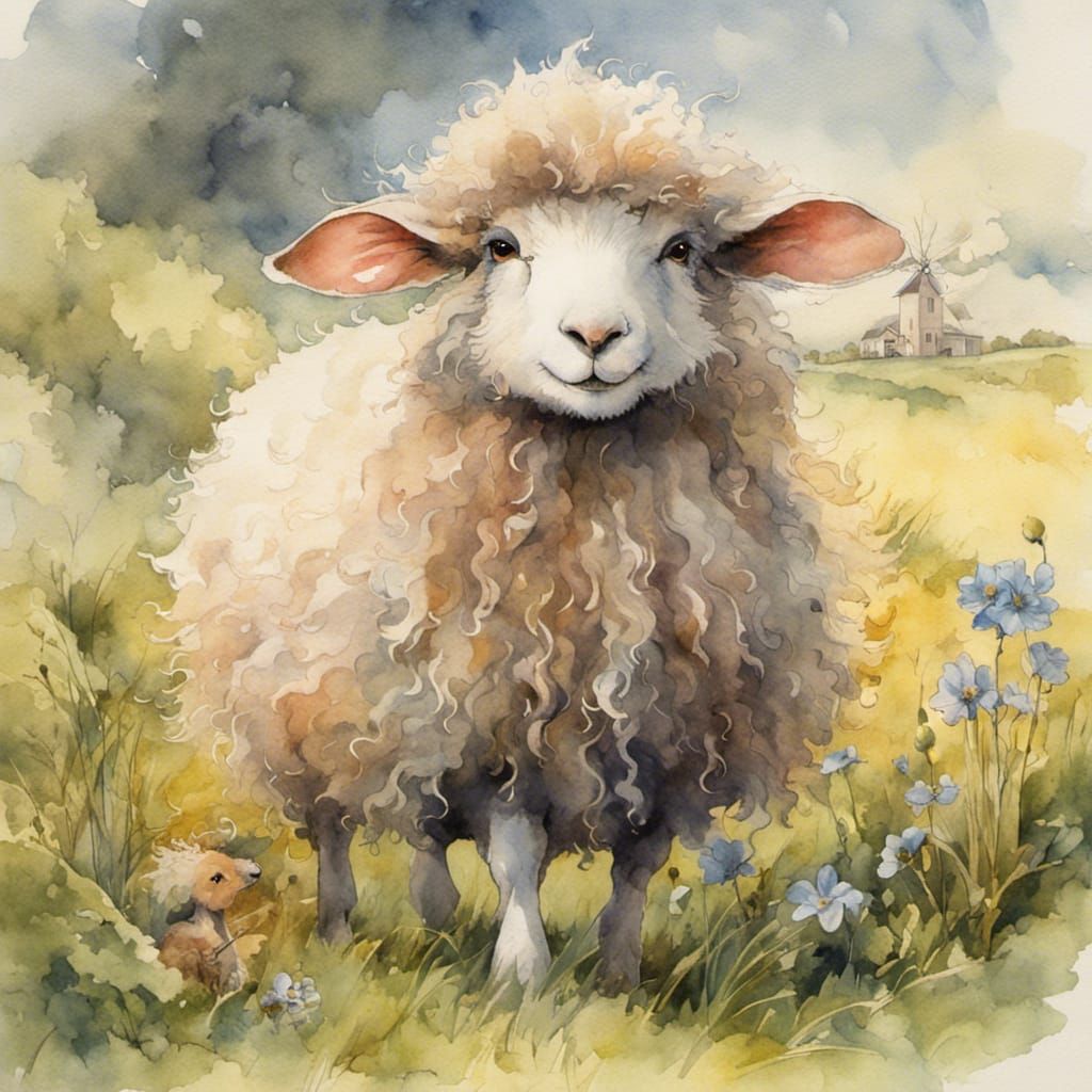 Sheep - AI Generated Artwork - NightCafe Creator