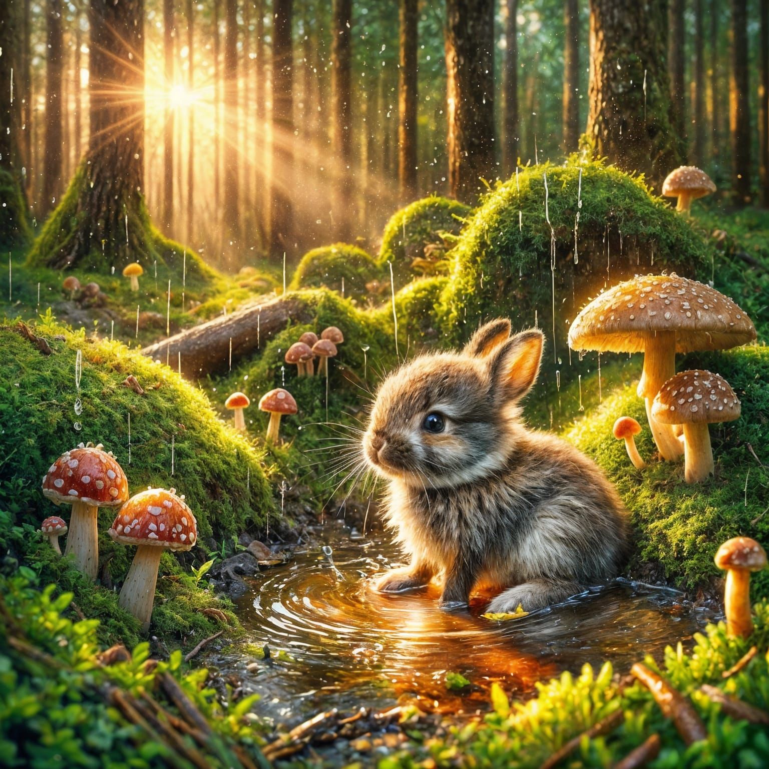 summer rain  by @skeller